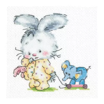 19-08 Набор для вышивания 'Чудесная игла' 'Топ-топ', 11*11 см