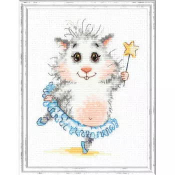 19-15 Набор для вышивания Чудесная игла 'Звезда балета'11 х 14 см