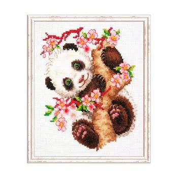 19-26 Набор для вышивания Чудесная игла 'Панда' 15 х 18см