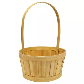 19HJ19081 Корзина плетеная бамбук 21,5*11,5*Н32,5см, цв. медово-коричневый Астра