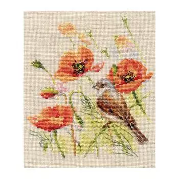 1-25 Набор для вышивания АЛИСА 'Ремез' 15*18см