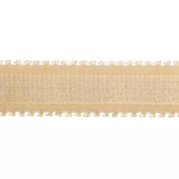 1AS-084 Лента эластичная для бретелей 2см*20м (бежевый)