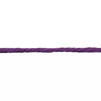 1AS-154 Джутовый шнур цветной 2мм*10м (17 фиолетовый)