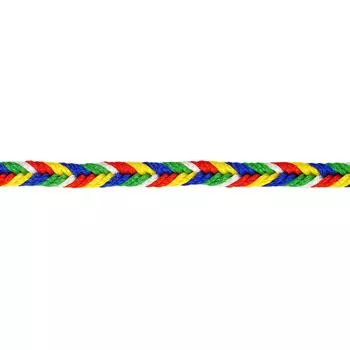 1AS-193 Шнур декоративный 'косичка' 3мм*50м, мультиколор