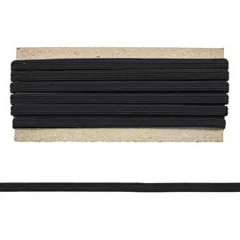 1С27 Тесьма эластичная 8мм 10м черная (Мн)