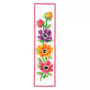 2002-17517 Набор для вышивания закладка для книг Vervaco 6*20см