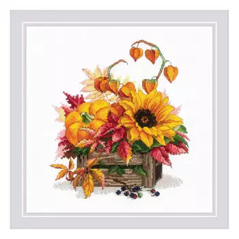 2006 Набор для вышивания Риолис 'Здравствуй, осень' 25*25см