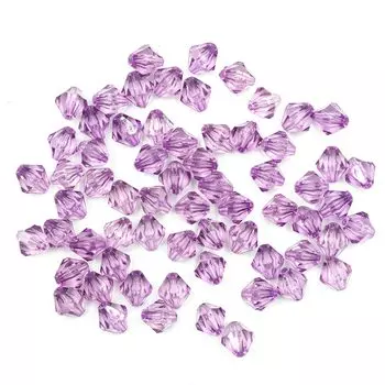 2018 Бусины ромбовидные акрил, 10мм, 25гр. Астра (21)