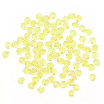 2023 Бусины круглые акрил, 8мм, 25гр, Astra&amp;Craft (47 желтый)