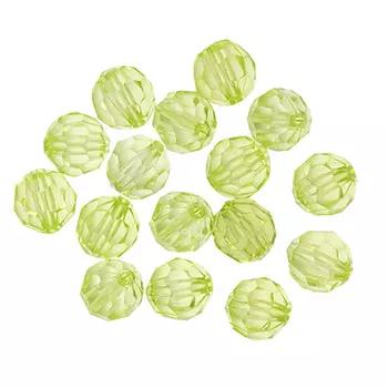 2024 Бусины круглые акрил, 10мм, 25гр. Астра (54)