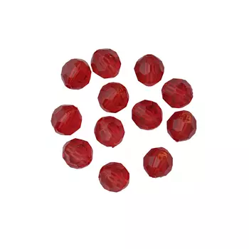 2024 Бусины круглые акрил, 10мм, 25гр. Astra&amp;Craft (7 ярко-красный)