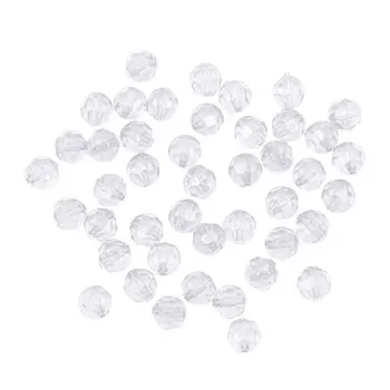 2024 Бусины круглые акрил, 10мм, 25гр. Astra&amp;Craft (1 прозрачный)