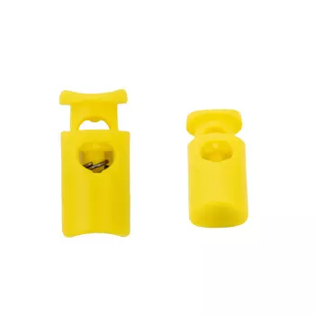 203-М Фиксатор (стопор) 'Цилиндр' d 4,5мм, 19*9мм, пластик, упак(4шт) Hobby&amp;Pro (желтый)