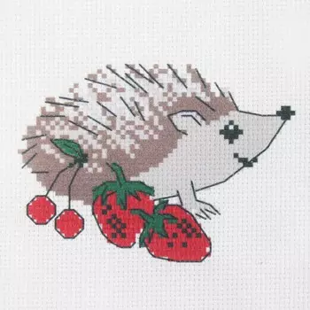 203 Набор для вышивания Hobby &amp; Pro Kids 'Ежик с ягодами' 19*18см