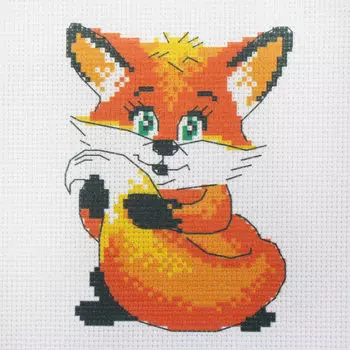 205 Набор для вышивания Hobby &amp; Pro Kids 'Лисенок' 19*18см