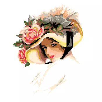 2078 Набор для вышивания 'Леди' 45х33 см