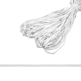 20С2588Б-Г50 Тесьма эластичная 8мм*100м, белая