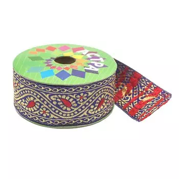 2107 Тесьма жаккардовая, 40 мм*8,2 м, 'Астра'