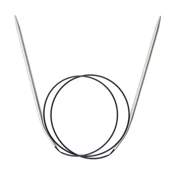 211249 Спицы круговые алюминиевые с гибкой леской, 80 см*3,5 мм, Prym