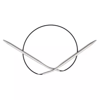 211260 Спицы круговые алюминиевые с гибкой леской, 40 см*4 мм, Prym