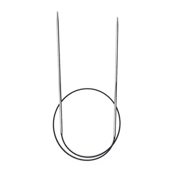 212112 Спицы круговые, латунь, серебристые, 60см 2,50мм Prym