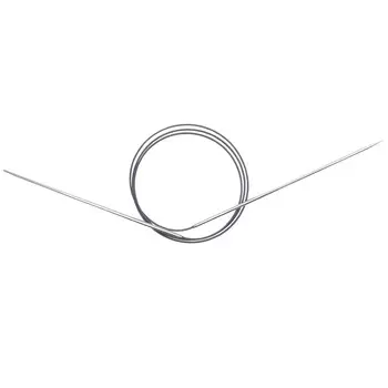 212116 Спицы круговые Prym латунь 100 * 2,5 цв. серебро