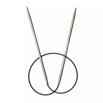 212120 Спицы круговые, латунь, цв.серебристый, 40см 3мм Prym