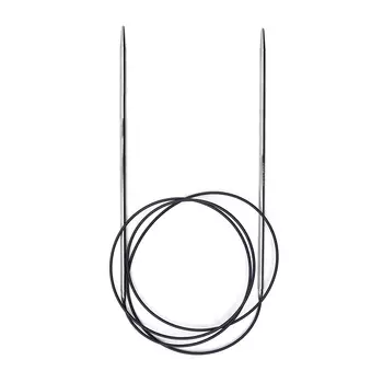 212126 Спицы круговые Prym латунь 100 * 3 цв. серебро