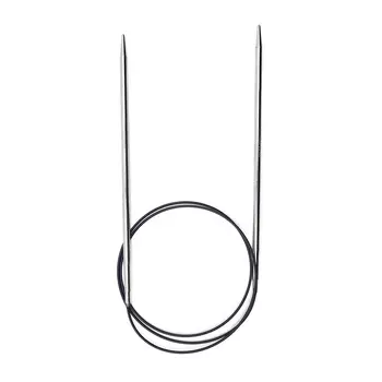 212134 Спицы круговые Prym латунь 80 * 3,5 цв. серебро