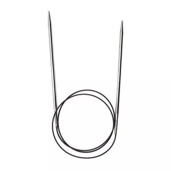 212144 Спицы круговые Prym латунь 80 * 4,0 цв. серебро