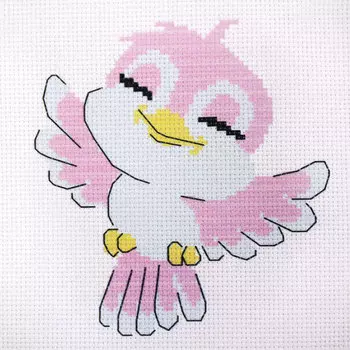 213 Набор для вышивания Hobby &amp; Pro Kids 'Птенчик' 19*18см