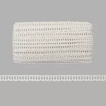 216-4 Тесьма 15мм*25ярд (22,85м) (белый)