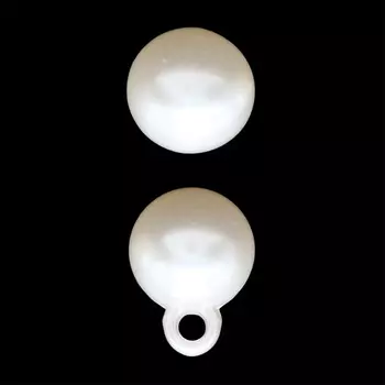 216 Пуговица 12мм на ножке (молочный)