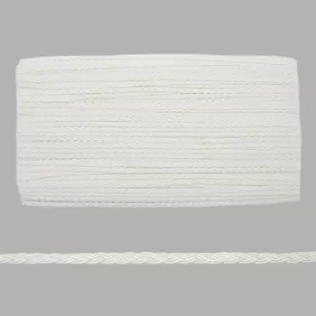 217-12 Тесьма 3мм*50ярд (45,7м) (белый)