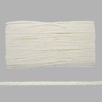 217-12 Тесьма 3мм*50ярд (45,7м) (молочный)