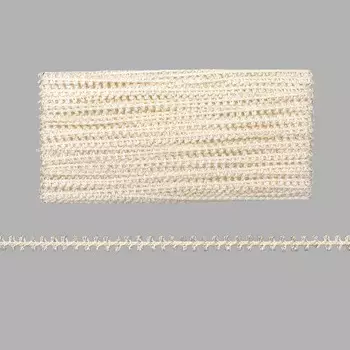 217-4 Тесьма 8мм*25ярд (22,85м) (молочный)