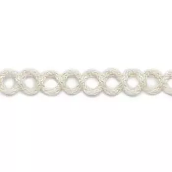 217-5 Тесьма 11мм*15ярд (13,71м) (молочный)