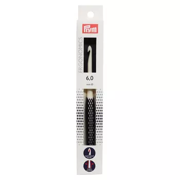 218488 Крючок для вязания Ergonomics 6мм/17см Prym