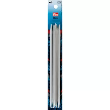 218644 Спицы носочные Prym 20 * 6,0 пласт.
