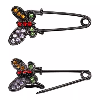 220166 Брошь-булавка, черный никель (6), Hobby&amp;Pro