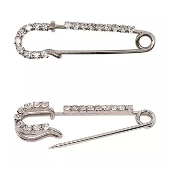 220170 Брошь-булавка, никель (4), Hobby&amp;Pro