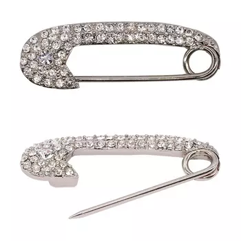 220175 Брошь-булавка, никель (4), Hobby&amp;Pro