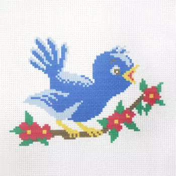 221 Набор для вышивания Hobby &amp; Pro Kids 'Соловушка' 19*18см