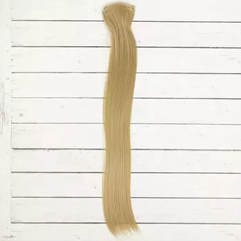 2294396 Волосы - тресс для кукол 'Прямые' длина волос 40 см, ширина 50 см, №24