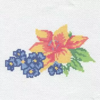 233 Набор для вышивания Hobby &amp; Pro Kids 'Букетик' 19*18см