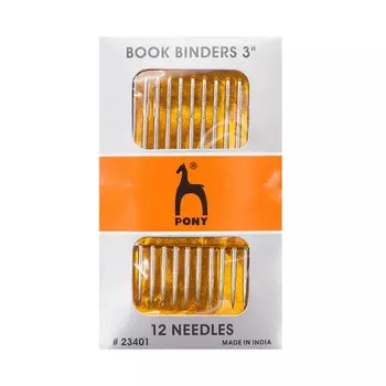 23401 Иглы для переплетных работ 3', упак./12 шт., PONY