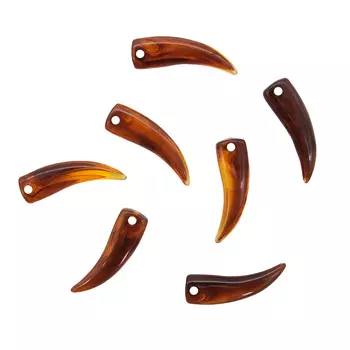 2398 Бусины 'Янтарь', 40*12 мм, упак./20 гр., Astra&amp;Craft