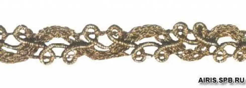 23-2505 Тесьма 10мм*50м (01 золото)