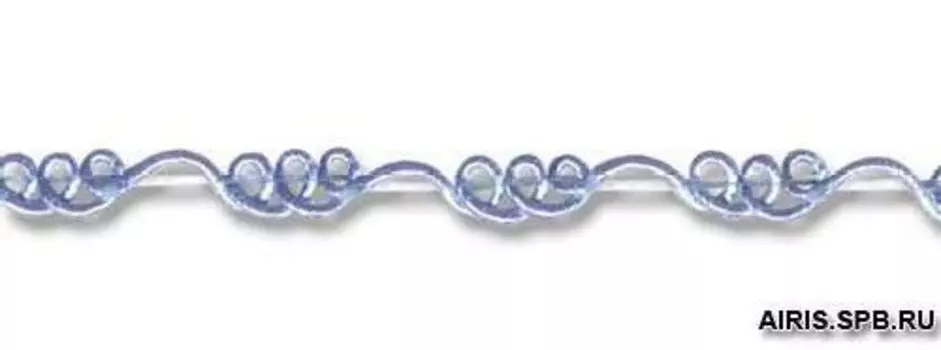 23-257 Тесьма металлиз. 3 мм*50м (06 голубой)