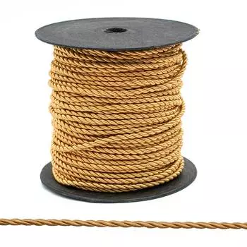 23-98-2 Шнур витой 2,5мм*50м вискоза ГР (47 т.золотистый)